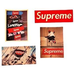 Supreme Stickers Skateboard Sticker Lot Astronaut Skateboarder